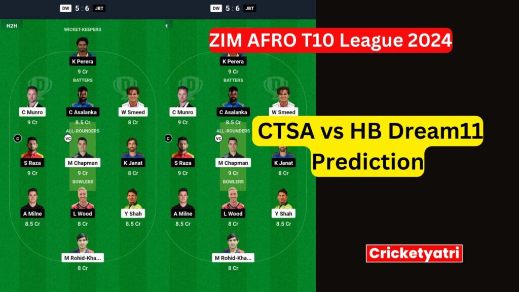 CTSA vs HB Dream11