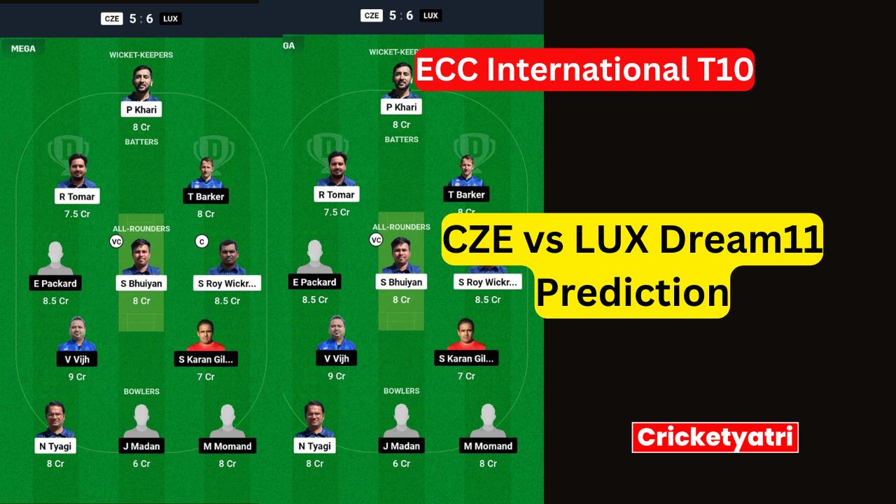 CZE vs LUX Dream11