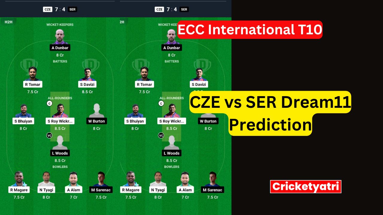 CZE vs SER Dream11