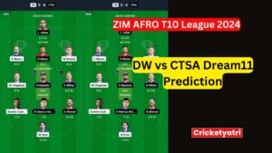 DW vs CTSA Dream11