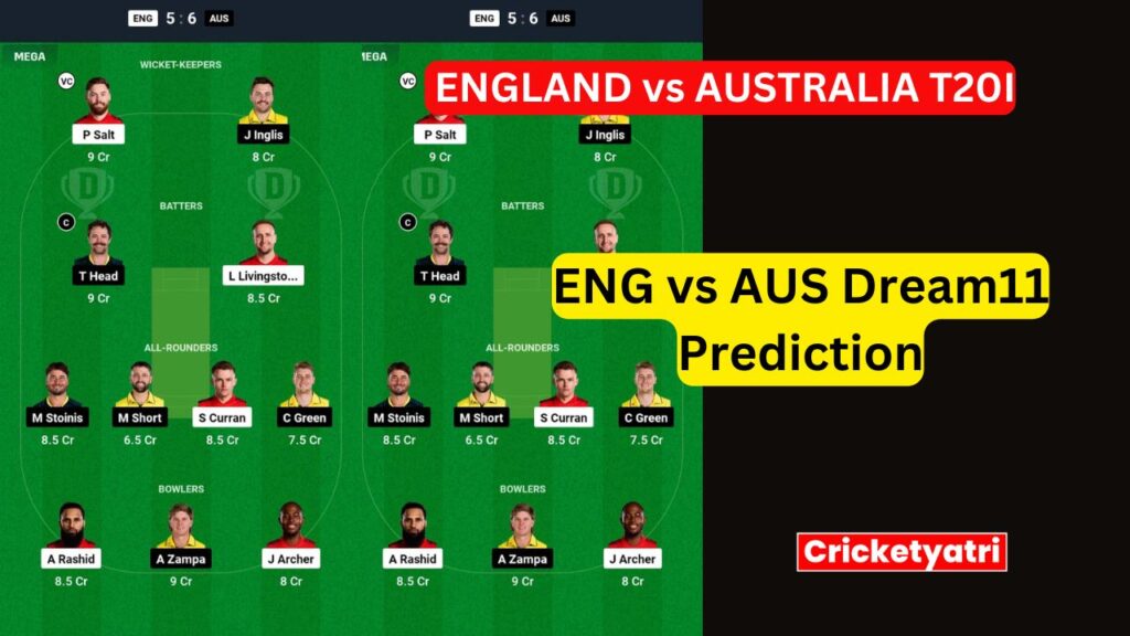 ENG vs AUS Dream11