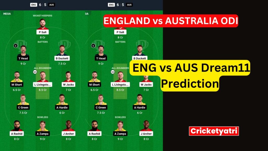 ENG vs AUS Dream11