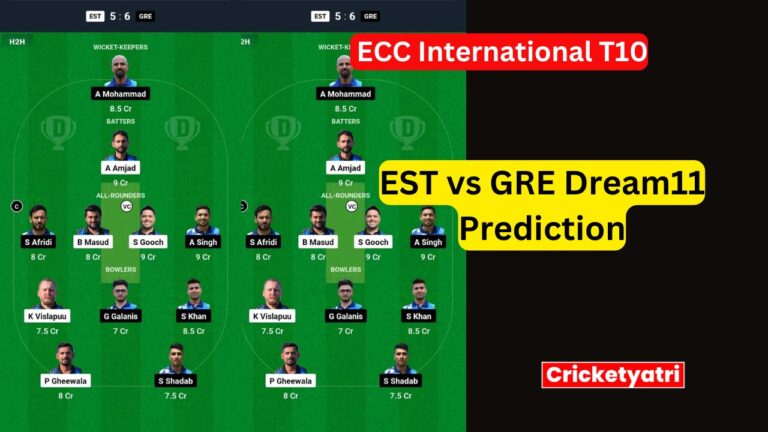 EST vs GRE Dream11