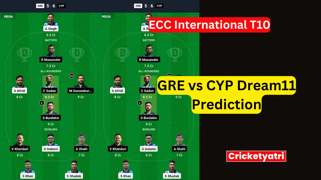 GRE vs CYP Dream11