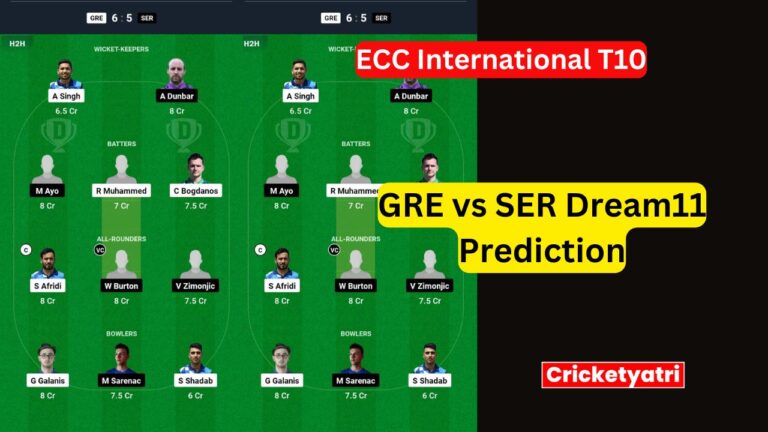 GRE vs SER Dream11