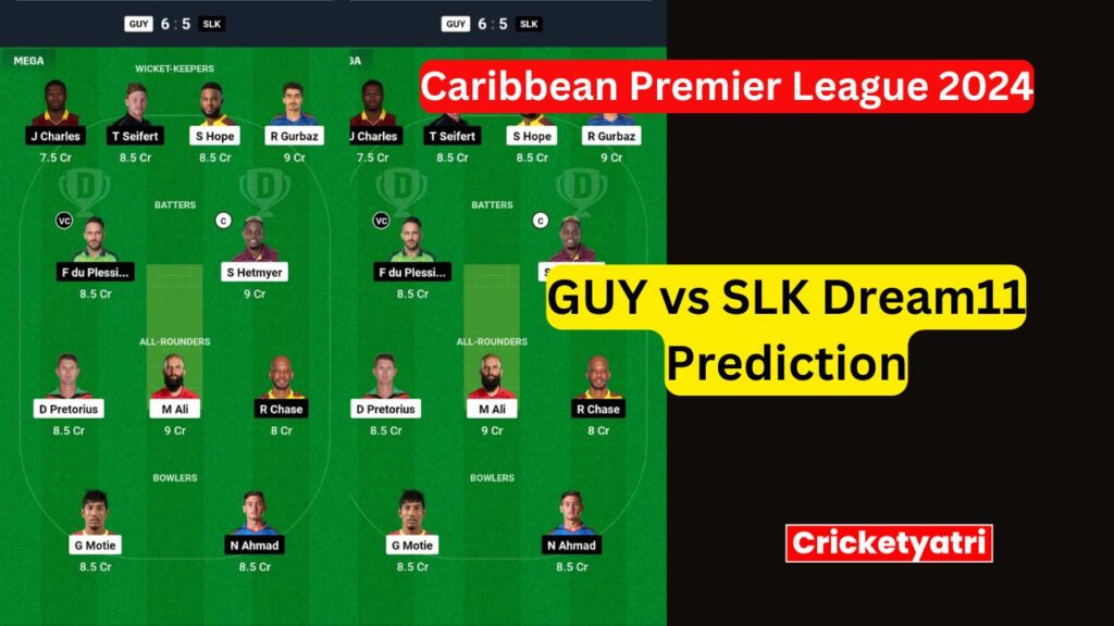 GUY vs SLK Dream11