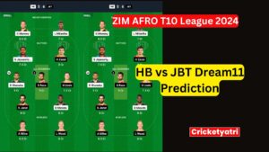 HB vs JBT Dream11