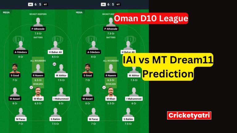 IAI vs MT Dream11