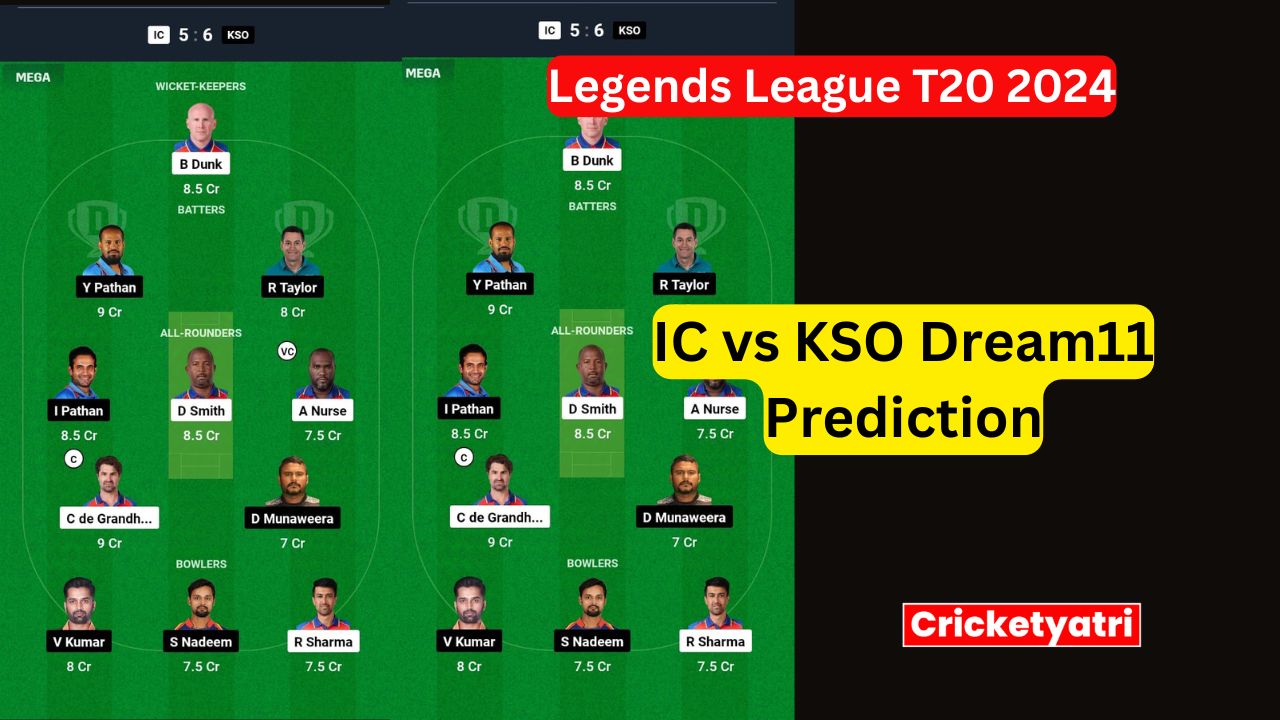 IC vs KSO Dream11