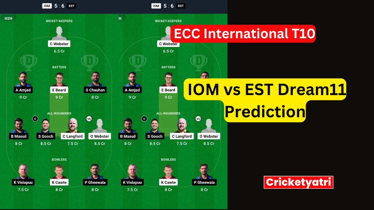 IOM vs EST Dream11