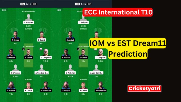 IOM vs EST Dream11