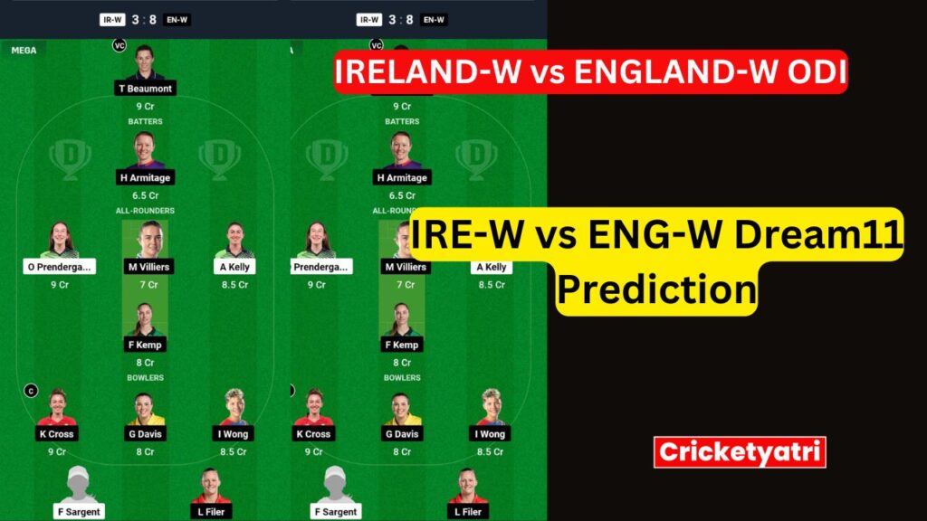 IRE-W vs ENG-W Dream11