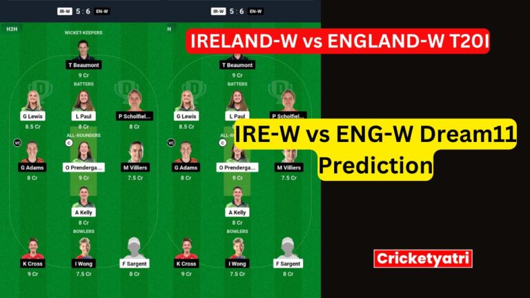 IRE-W vs ENG-W Dream11