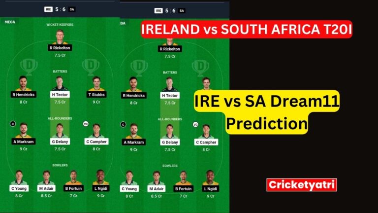 IRE vs SA Dream11