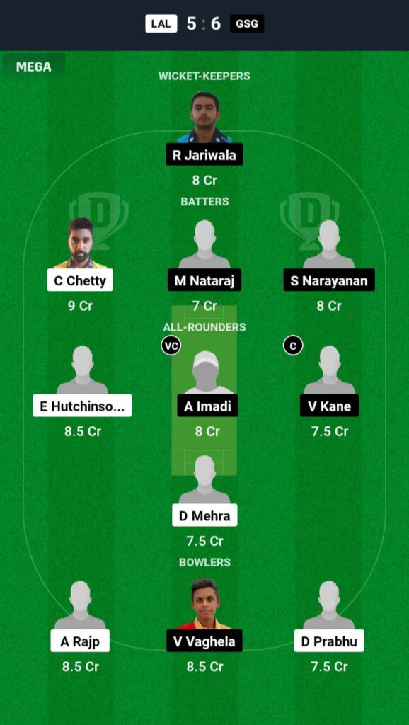 LAL vs GSD Dream11