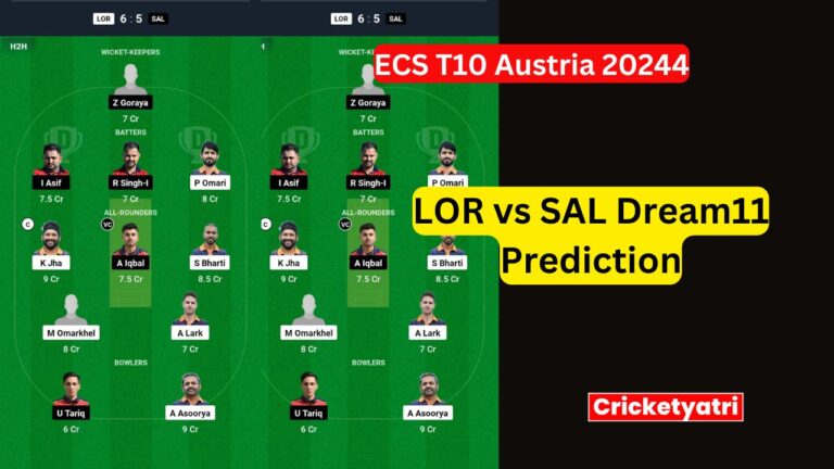 LOR vs SAL Dream11