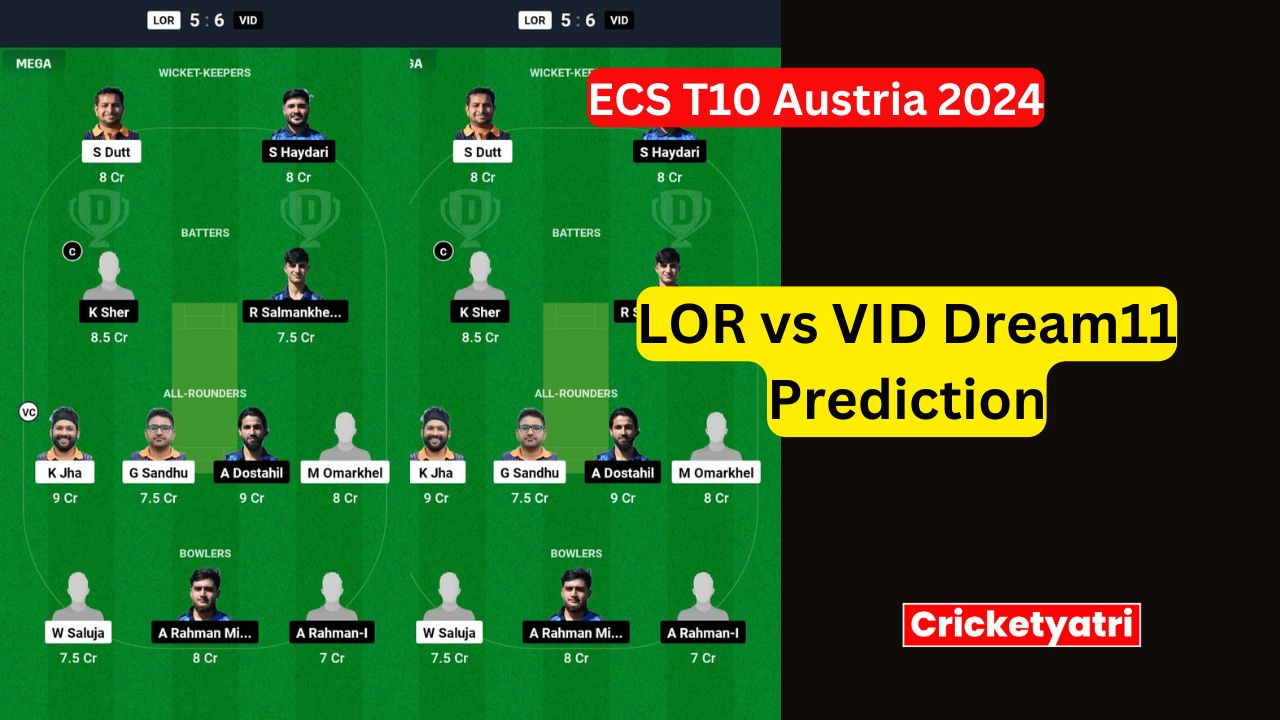 LOR vs VID Dream11