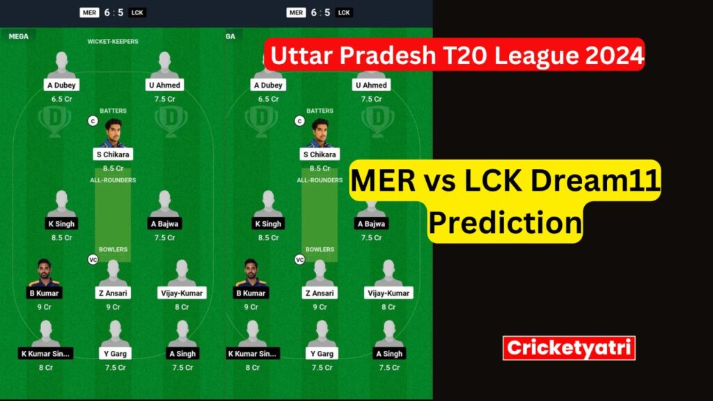 MER vs LCK Dream11