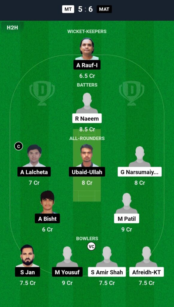 MT vs MAT Dream11 