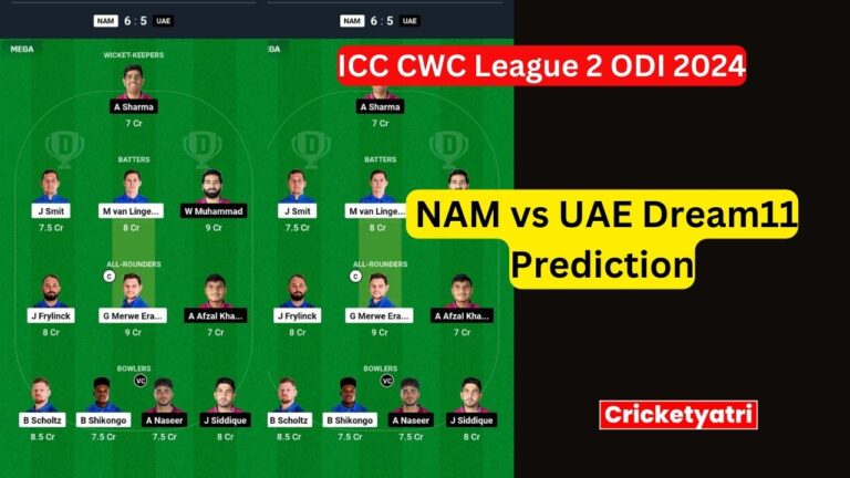 NAM vs UAE Dream11