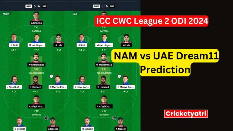 NAM vs UAE Dream11