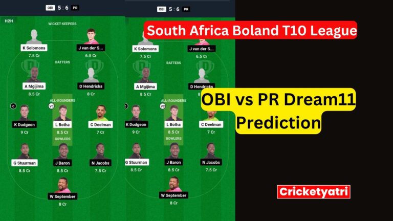 OBI vs PR Dream11