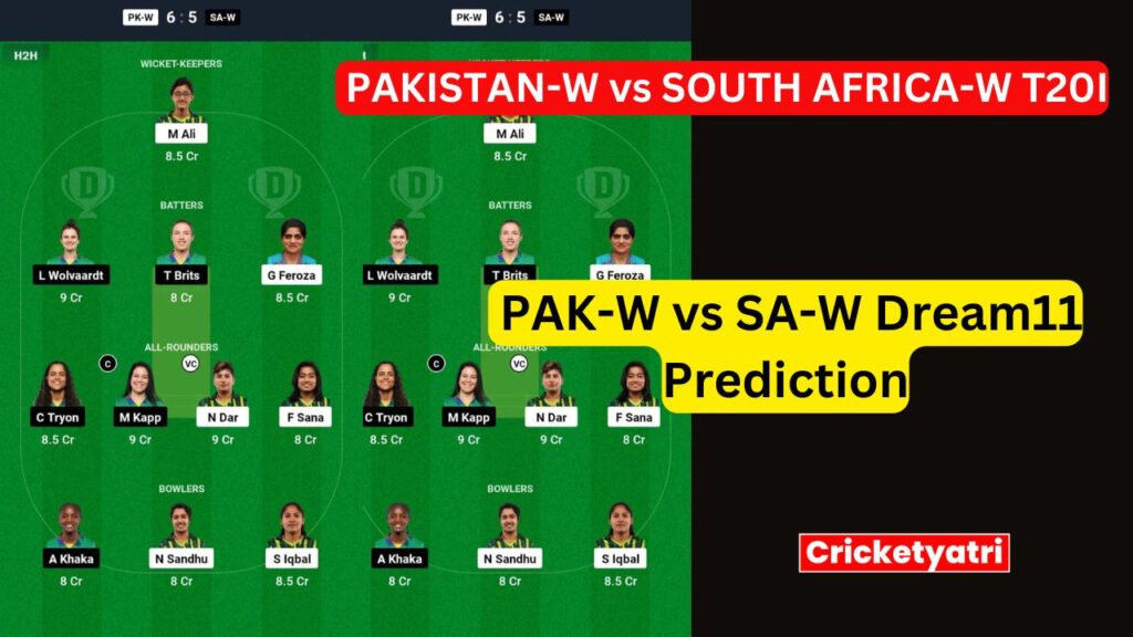 PAK-W vs SA-W Dream11