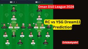 RC vs YSG Dream11