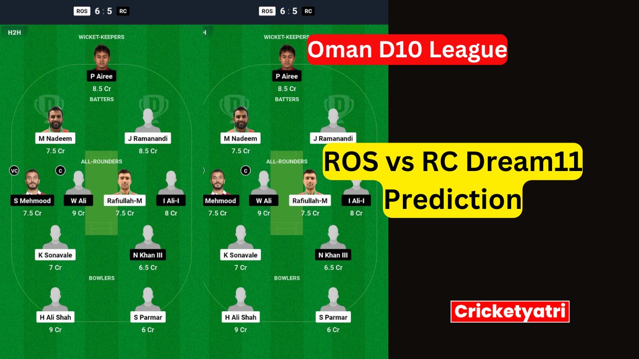 ROS vs RC Dream11