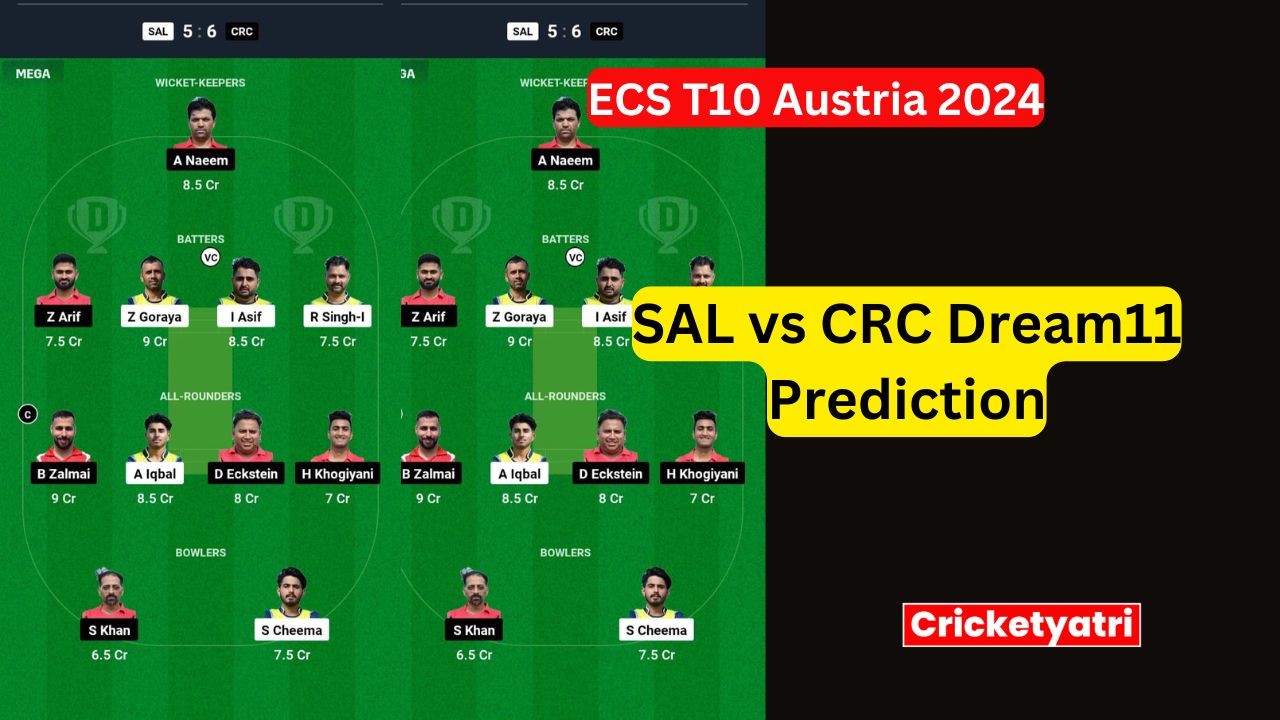 SAL vs CRC Dream11