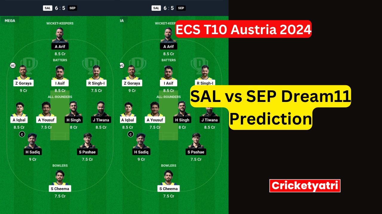 SAL vs SEP Dream11