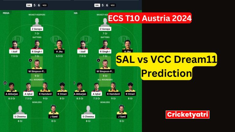 SAL vs VCC Dream11