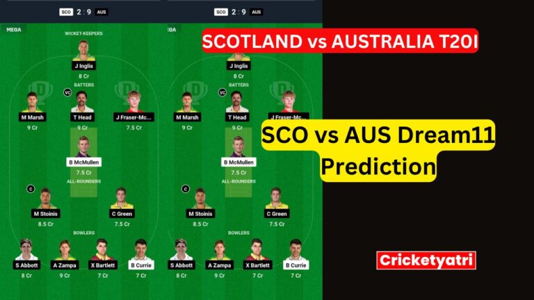 SCO vs AUS Dream11