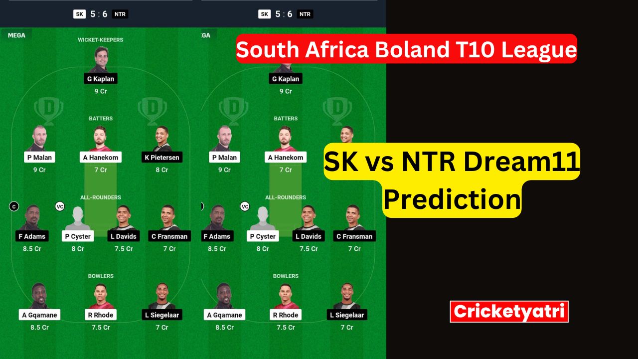 SK vs NTR Dream11