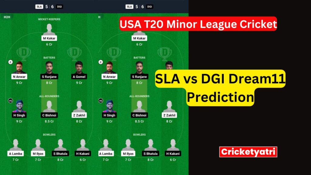 SLA vs DGI Dream11