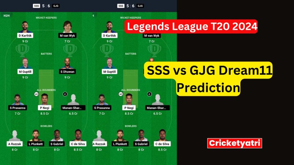 SSS vs GJG Dream11