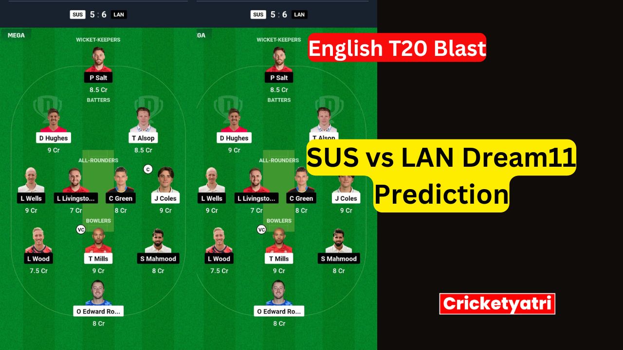 SUS vs LAN Dream11