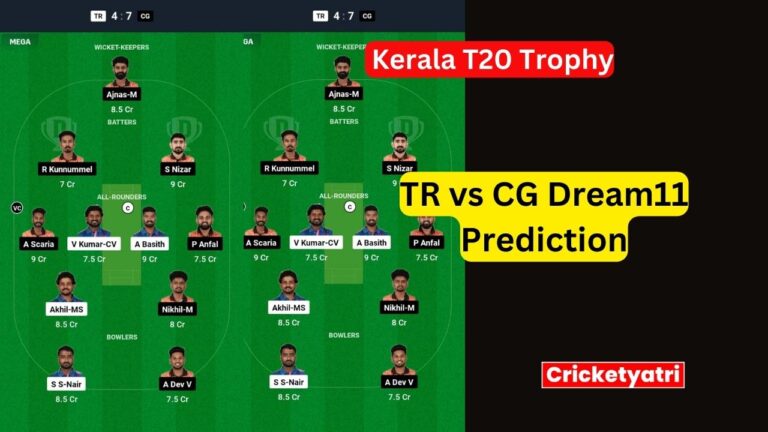 TR vs CG Dream11