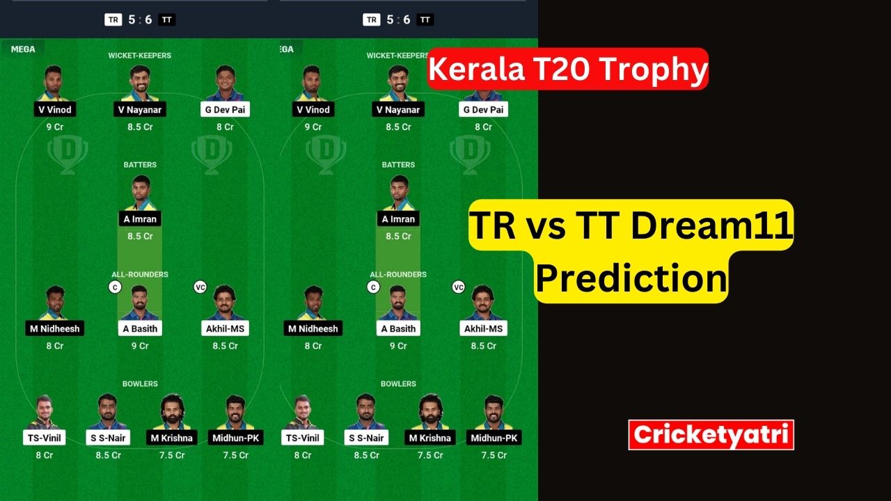 TR vs TT Dream11