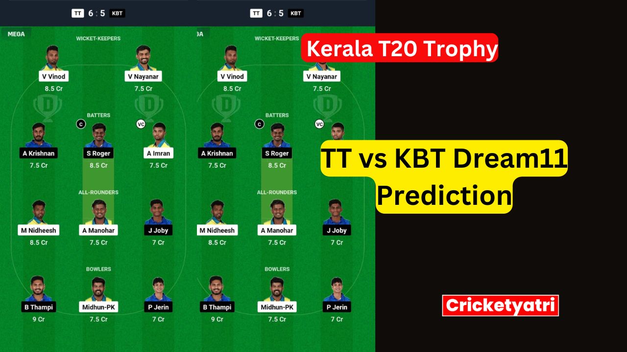 TT vs KBT Dream11