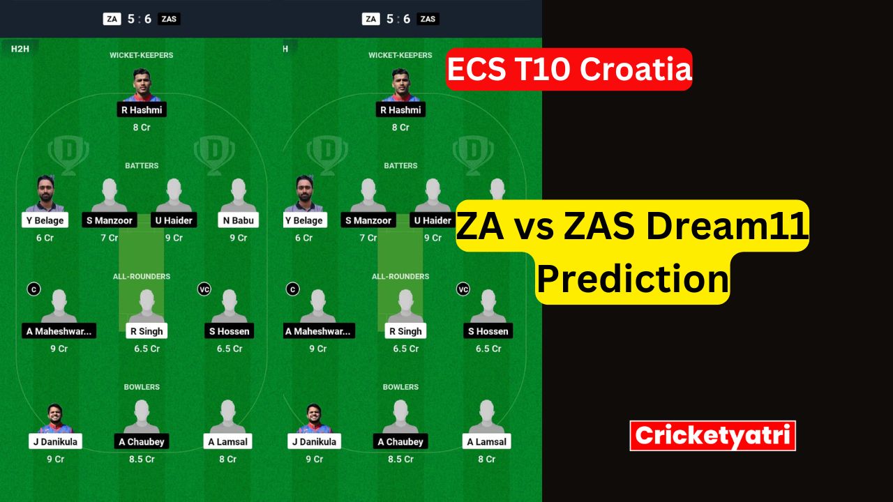 ZA vs ZAS Dream11