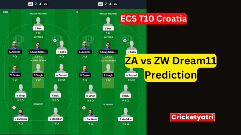 ZA vs ZW Dream11