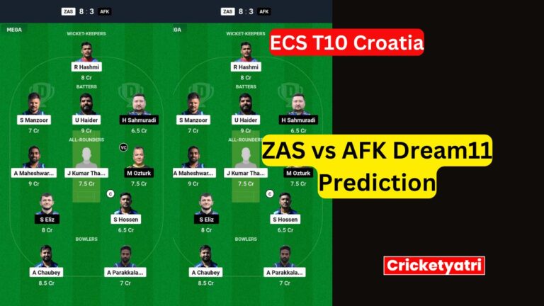 ZAS vs AFK Dream11