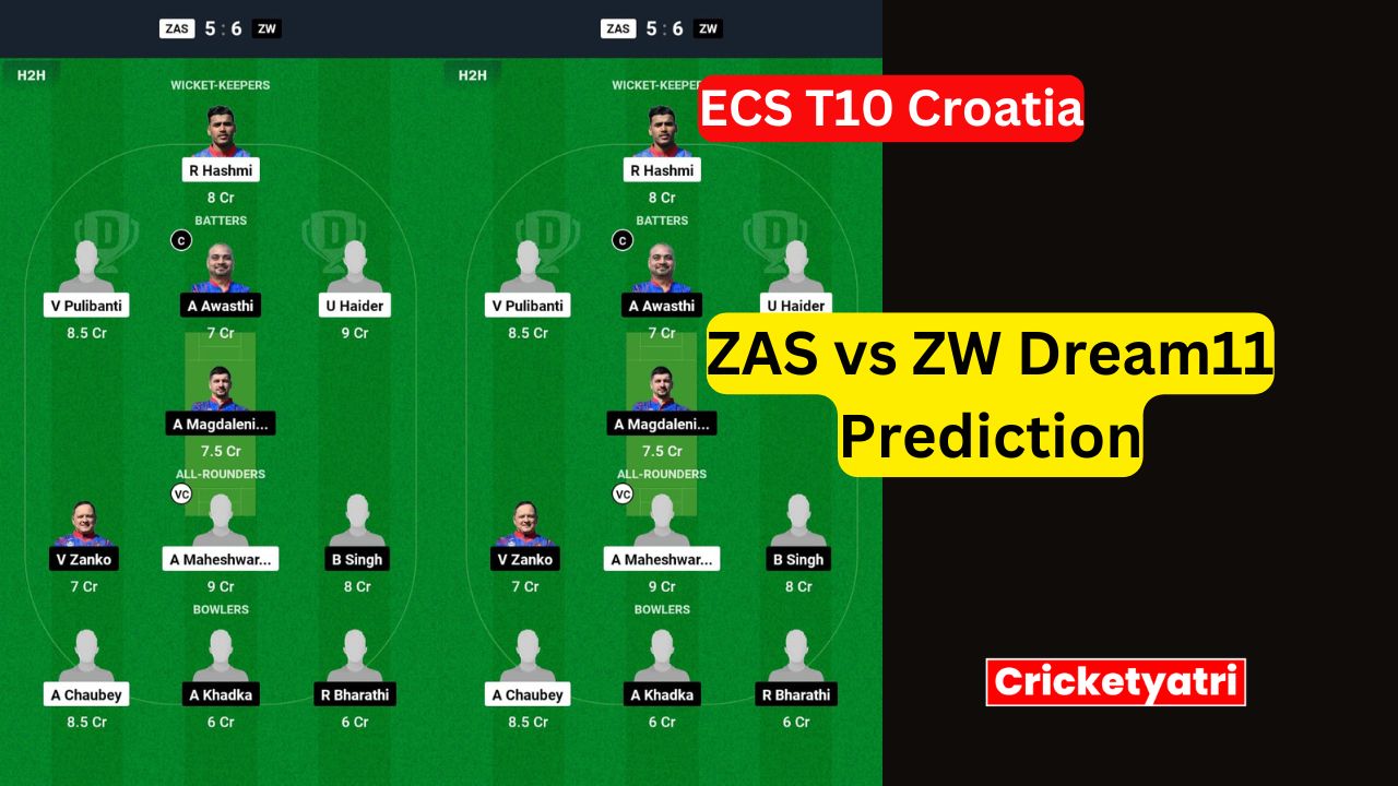 ZAS vs ZW Dream11