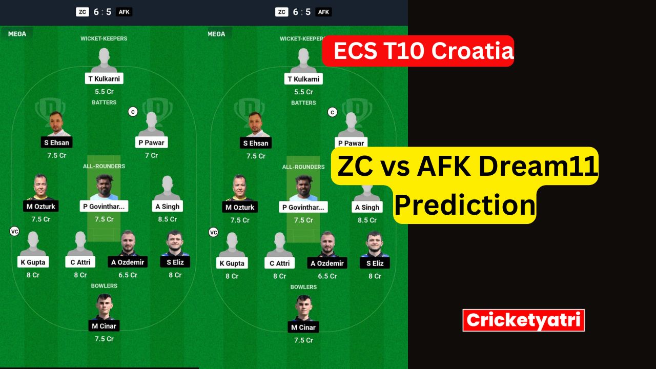 ZC vs AFK Dream11