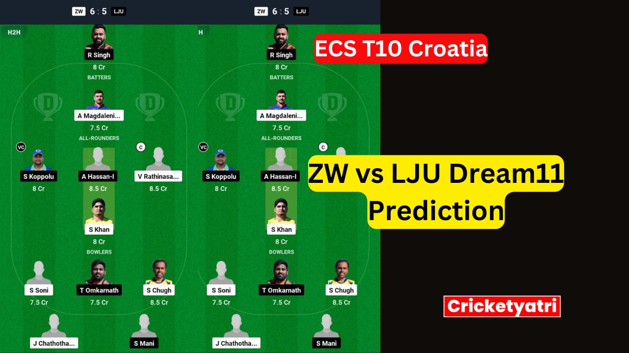 ZW vs LJU Dream11