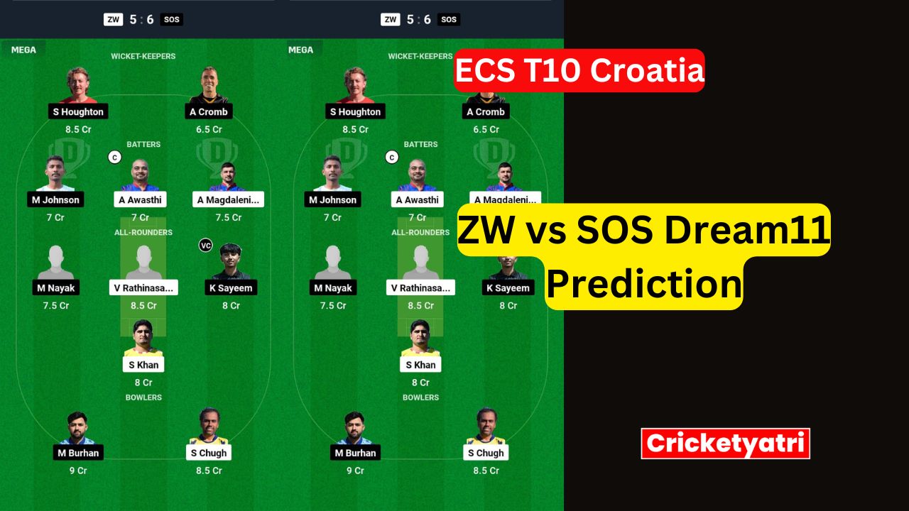 ZW vs SOS Dream11