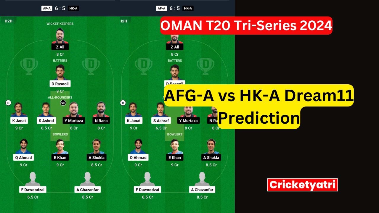 AFG-A vs HK-A Dream11