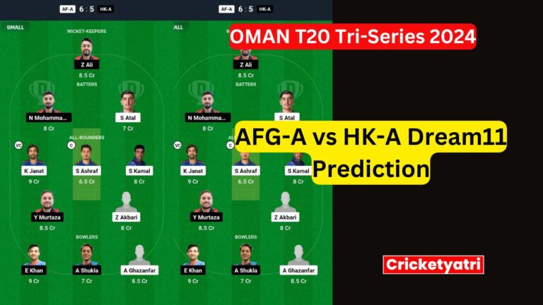 AFG-A vs HK-A Dream11