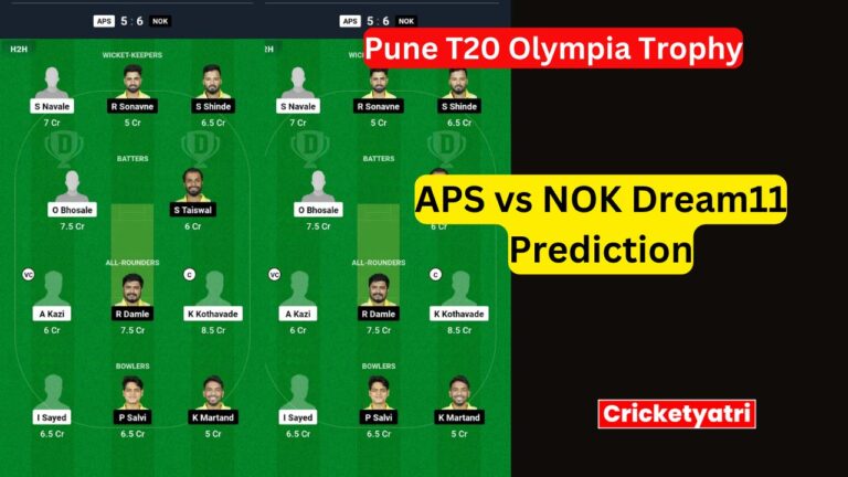 APS vs NOK Dream11